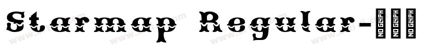 Starmap Regular字体转换